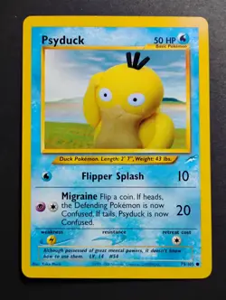 Psyduck 79/105 Neo Destiny Non-Holo 2000 WOTC Vintage Pokemon Card LP - Image 1