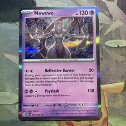 Mewtwo Holo NM 150/165 Scarlet & Violet 151 Pokemon Card - Image 1
