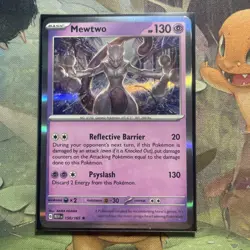 Mewtwo Holo NM 150/165 Scarlet & Violet 151 Pokemon Card - Image 3