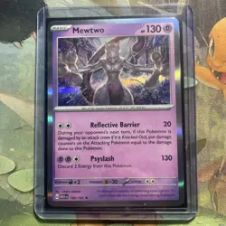 Mewtwo Holo NM 150/165 Scarlet & Violet 151 Pokemon Card - Image 4