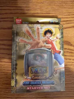 Bandai One Piece CCG Card Game New Sealed The Quest Begins Starter Deck 2005 - Image 1
