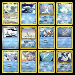Dewgong and Seel 15 EX - Dragon Frontiers Pokemon Cards Collection Set - Image 1
