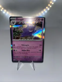Pokemon TCG Gengar 151 Reverse Holo Rare Scarlet & Violet Card 094/165 - Image 2
