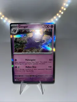Pokemon TCG Gengar 151 Reverse Holo Rare Scarlet & Violet Card 094/165 - Image 3