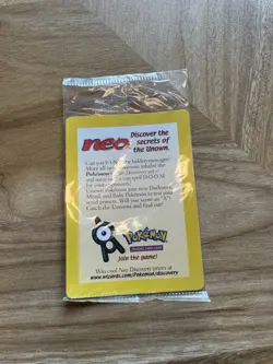 Pokemon Card - Entei #34 Black Star WOTC Movie Promo Reverse Holo (SEALED) - Image 1