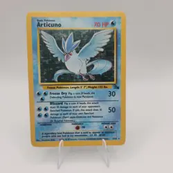 1999 Pokemon Fossil 2/62 Articuno Holo LP Classic Trading Cards Game! - Image 1