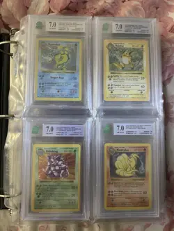 Lot Of 34 Graded Shadowless Pokemon Cards - Image 3