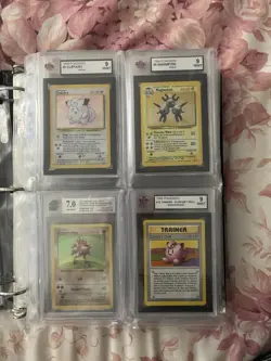 Lot Of 34 Graded Shadowless Pokemon Cards - Image 4
