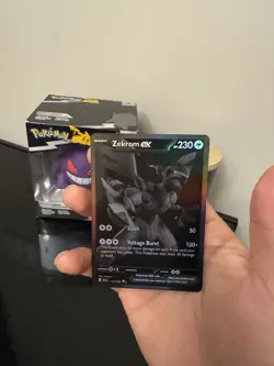 Pokemon Zekrom ex 172/086 Sv: Black Bolt Holo EX Black White Rare Card 2025 - Image 3