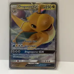 Pokemon Card Dragonite GX Ultra Rare Dragon Majesty 37/70 - Image 1