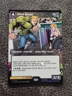 Eddie Brock Borderless FOIL Marvel's Spider-Man Magic MTG M0224 - Image 1