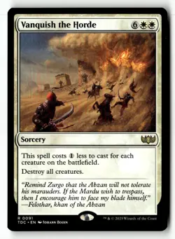 Vanquish the Horde 91 Commander: Tarkir: Dragonstorm Magic: The Gathering NM - Image 1