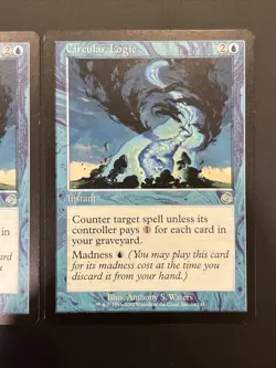 2x Torment - CIRCULAR LOGIC Uncommon Magic the Gathering Mtg UP NM - Image 3