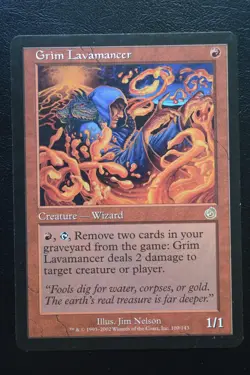 Magic The Gathering MTG GRIM LAVAMANCER Torment LP Lightly Played - Image 1