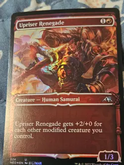 Upriser Renegade Showcase FOIL Kamigawa: Neon Dynasty NEO MTG Magic - Image 2