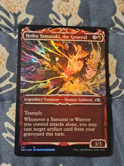 Heiko Yamazaki, the General FOIL Showcase Kamigawa Neon Dynasty MTG Magic - Image 2