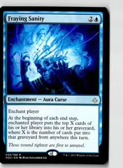 Fraying Sanity 35 Rare Hour of Devastation MTG LP - Image 1