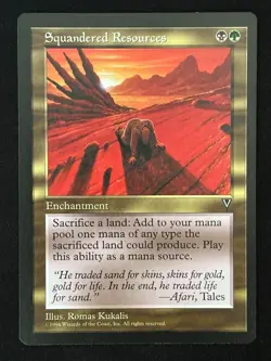 1x MTG Squandered Resources - Visions (VIS) - Magic the Gathering - Image 1