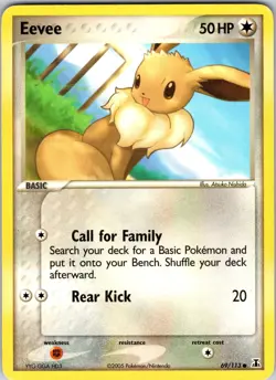 Eevee - 069/113 69/113 Delta Species Pokemon TCG LP Normal - Image 1