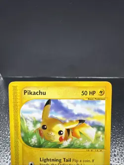 Pokemon TCG Expedition Pikachu Card 124/165 Vintage LP E-Reader - Image 3
