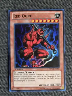 Red Ogre BPW2-EN025 Super Rare 1st Edition NM Yugioh - Image 1