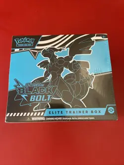 Pokemon Black Bolt Elite Trainer Box ETB Sealed With Protector - Image 1