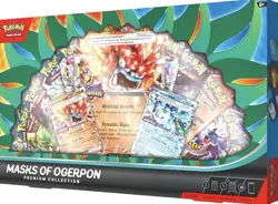 Mask Of Ogerpon ex Premium Collection -Case of 6 Factory Sealed- 60X Packs Total - Image 2