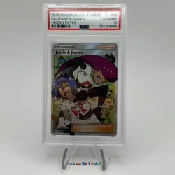 PSA 10 GEM MINT Jesse & James Full Art Trainer – Hidden Fates 68/68 Pokemon - Image 2