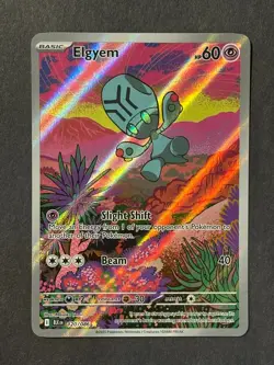 Pokemon TCG Elgyem 120/086 Sv: Black Bolt Holo IR - Image 1