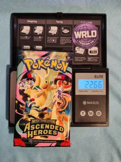 VERY HEAVY! 🔥 22.66g Pokemon TCG Ascended Heroes Booster (Sealed)✅ GOD PACKUUU - Image 1