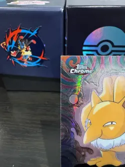 Topps Chrome Pokemon Series 2 #97 Hypno Base Set SPECTRA-CHROME 2000 NM/LP - Image 3