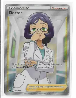 Doctor 190/198 SWSH Chilling Reign Ultra Rare Pokemon NM - Image 1