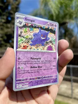 Pokemon TCG Gengar 094/165 Sv: Scarlet & Violet 151 Reverse Holofoil Near Mint - Image 2