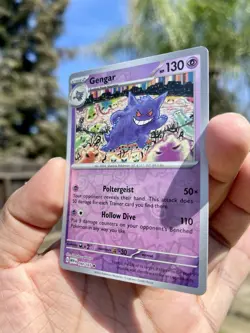 Pokemon TCG Gengar 094/165 Sv: Scarlet & Violet 151 Reverse Holofoil Near Mint - Image 3