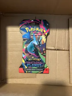 Pokemon TCG Phantasmal Flames Sleeved Booster Pack Random Art - Brand New - Image 2