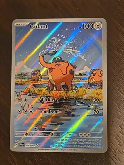 Cufant Illustration Rare 076/064 Shrouded Fable Pokemon TCG IR Holo NM - Mint - Image 1