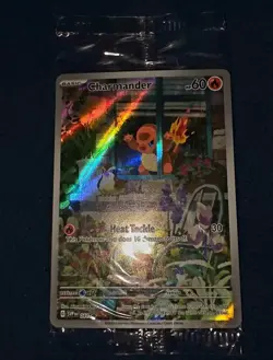 Pokemon TCG Charmander 044 Promo Full Art Holo Black Star Promo NM Condition - Image 1