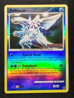 Palkia 26/106 Platinum Reverse Stamp Great Encounters Pokemon 2008 - Image 1