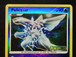 Palkia 26/106 Platinum Reverse Stamp Great Encounters Pokemon 2008 - Image 2