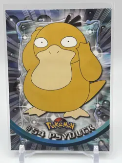 Topps Psyduck 54 Pokemon Tv Animation 1999 1st print blue logo - Image 1