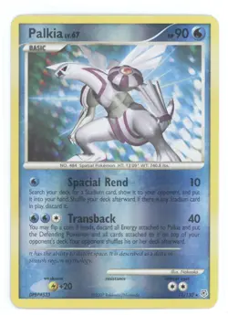 2007 Pokemon Diamond & Pearl Palkia lv. 67 Rare Holo #11/130 - Image 1