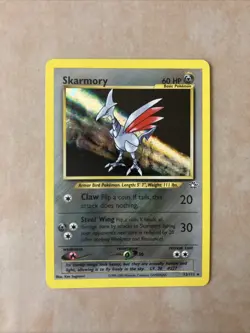 1995-2000 Pokemon TCG Skarmory Neo Genesis Holo Rare 13/111 - Image 1