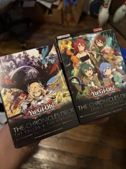 2 YUGIOH THE CHRONICLES DECK SPIRIT CHARMERS & THE FALLEN English Version Sealed - Image 1