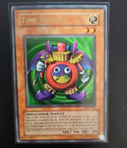 Yu-Gi-Oh! TCG Time Wizard Metal Raiders MRD-EN065 Unlimited Ultra Rare - Image 1