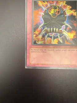 Yugioh Mask of Restrict LON-018 Ultra Rare Labyrinth Of Nightmare LP/MP - Image 2