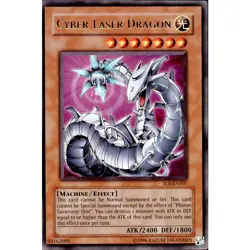 YuGiOh Yu-Gi-Oh Cyber Laser Dragon SOI-EN007 Unlimited Edition Ultra Rare NM - Image 1