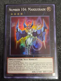 Yugioh Number 104: Masquerade Super OP27-EN010 NM Free Shipping - Image 1