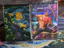 One Piece Wafer Cards Charlotte Katakuri & Pedro R No.9-23 Anime JP Sealed! NM+! - Image 1