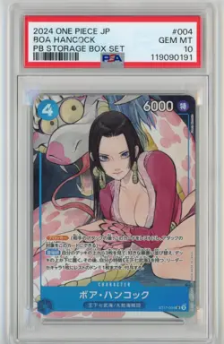 One Piece CCG PSA 10 Boa Hancock Premium Storage Box Set ST17 004 Gem Mint - Image 1