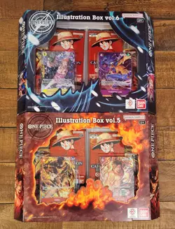 One Piece Illustration Box Vol 5 and Vol 6 Set Brand New Factory Sealed - Image 1